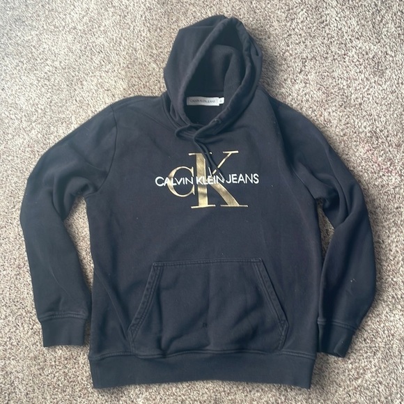 Calvin Klein Jeans Tops - Calvin Klein Hoodie Black Size Medium (small hole pocket)